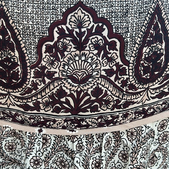 Veronica Beard Makai Print Boho Smocked Mini Dress Size 6 - Picture 15 of 15